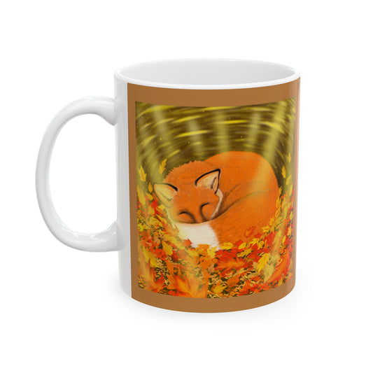 Lil Fox Ceramic Mug (11oz, 15oz)