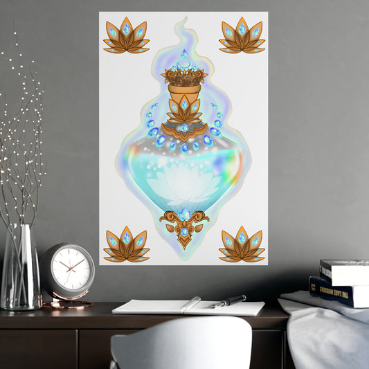 Lotus Elixir Vertical and Horizontal Matte Posters