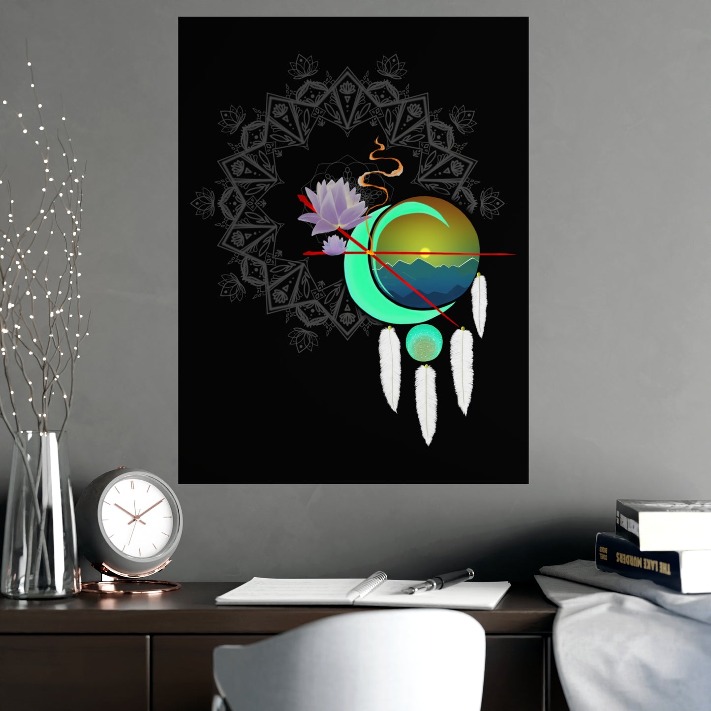 Lotus Dream Vertical and Horizontal Matte Posters