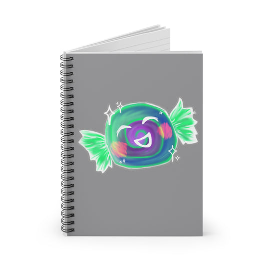 Art to Charmer Treats Tier Sweet Candy Spiral Notebook - Ruled Line