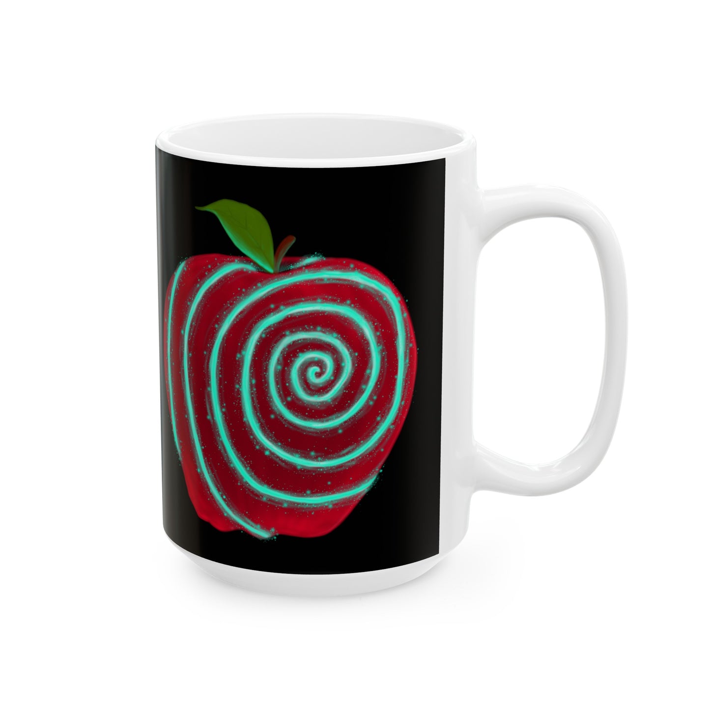 Apple's Twisted Heart Ceramic Mug, (11oz, 15oz)