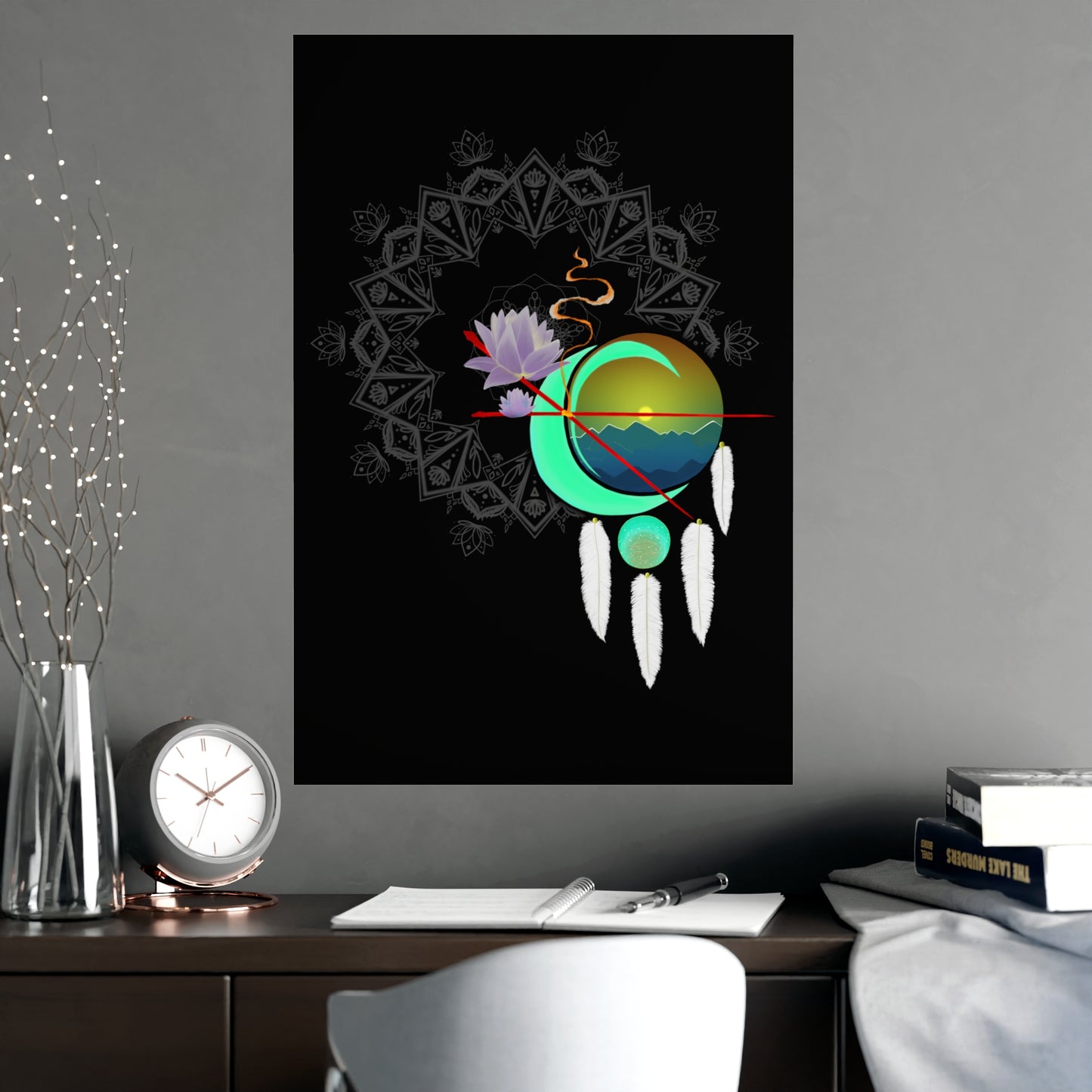 Lotus Dream Vertical and Horizontal Matte Posters