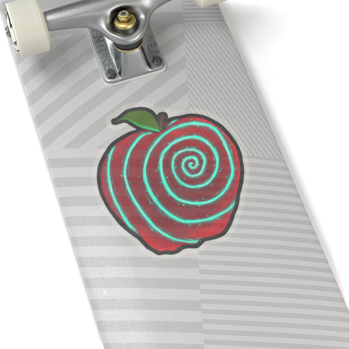 Apple's Twisted Heart Kiss-Cut Sticker