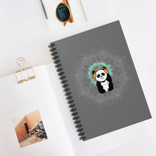 Panda Rhapsody Spiral Notebook - Ruled Line