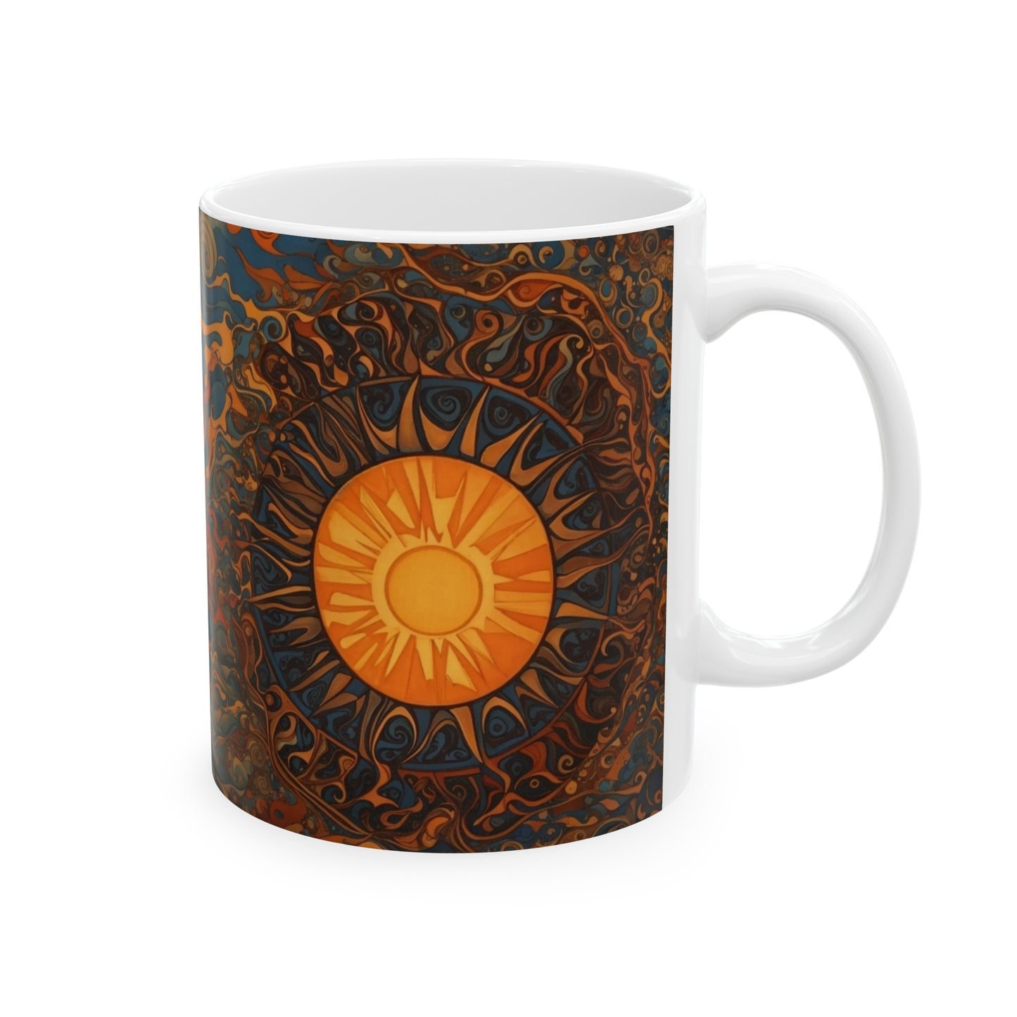 Good Vibes, Great Coffee, and a Little Dose of Sunshine Ceramic Mug (11oz, 15oz)