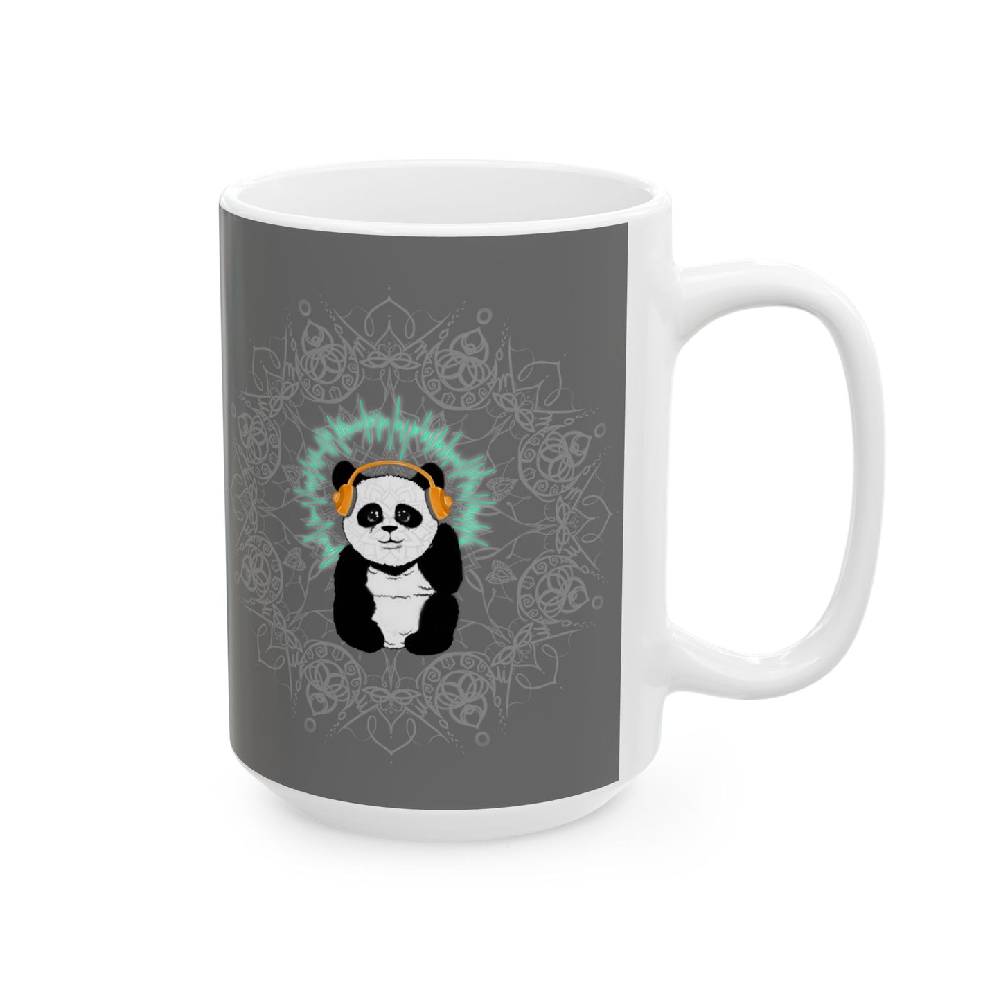 Panda Rhapsody Ceramic Mug, (11oz, 15oz)