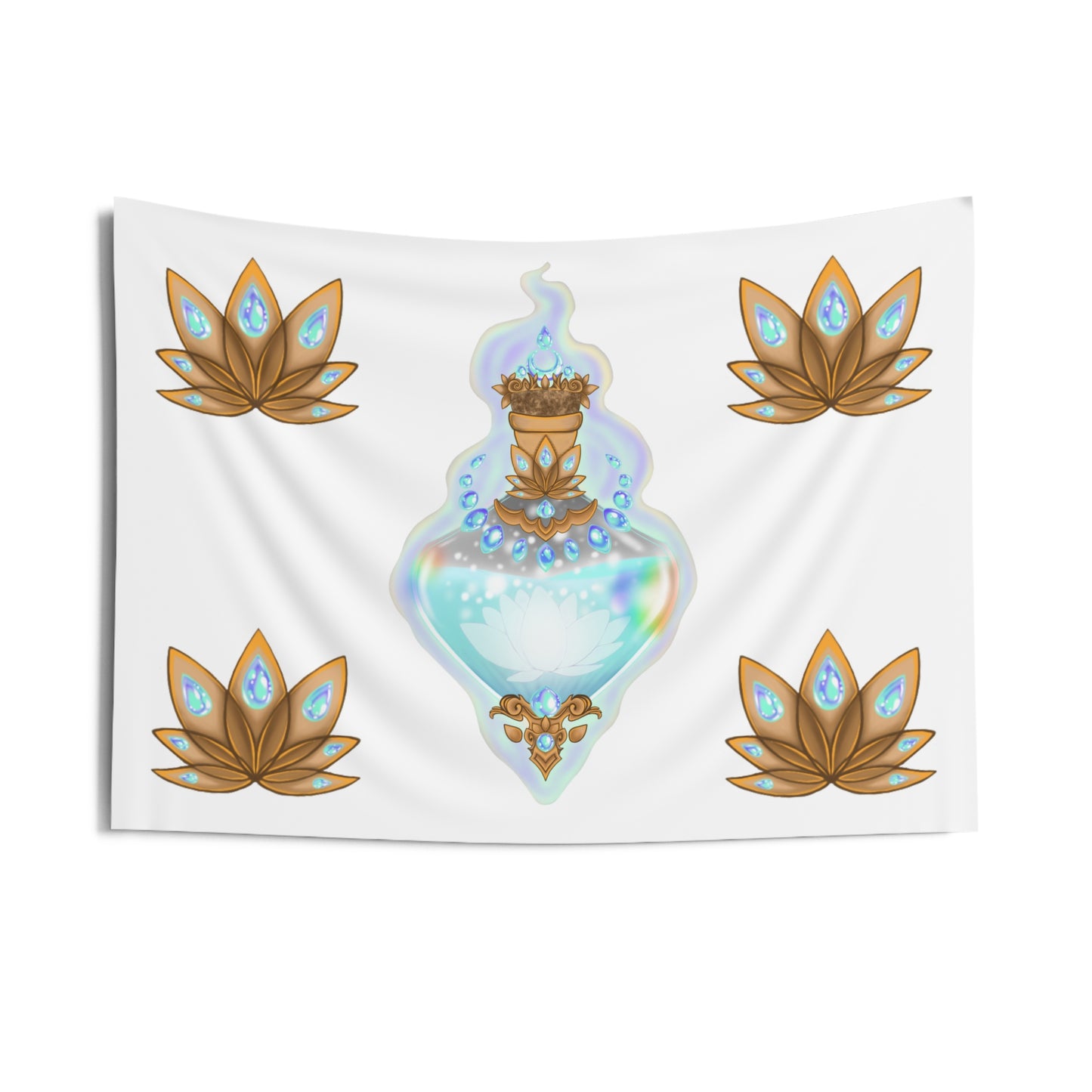 Lotus Elixir Indoor Wall Tapestries