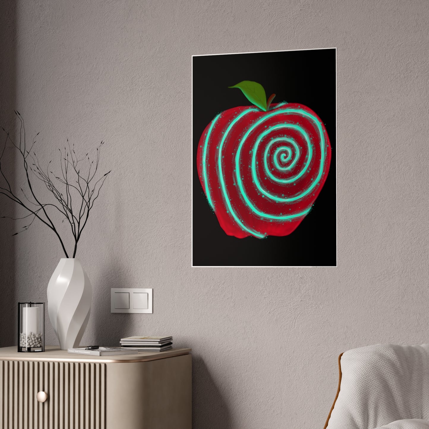 Apple's Twisted Heart Gloss Posters