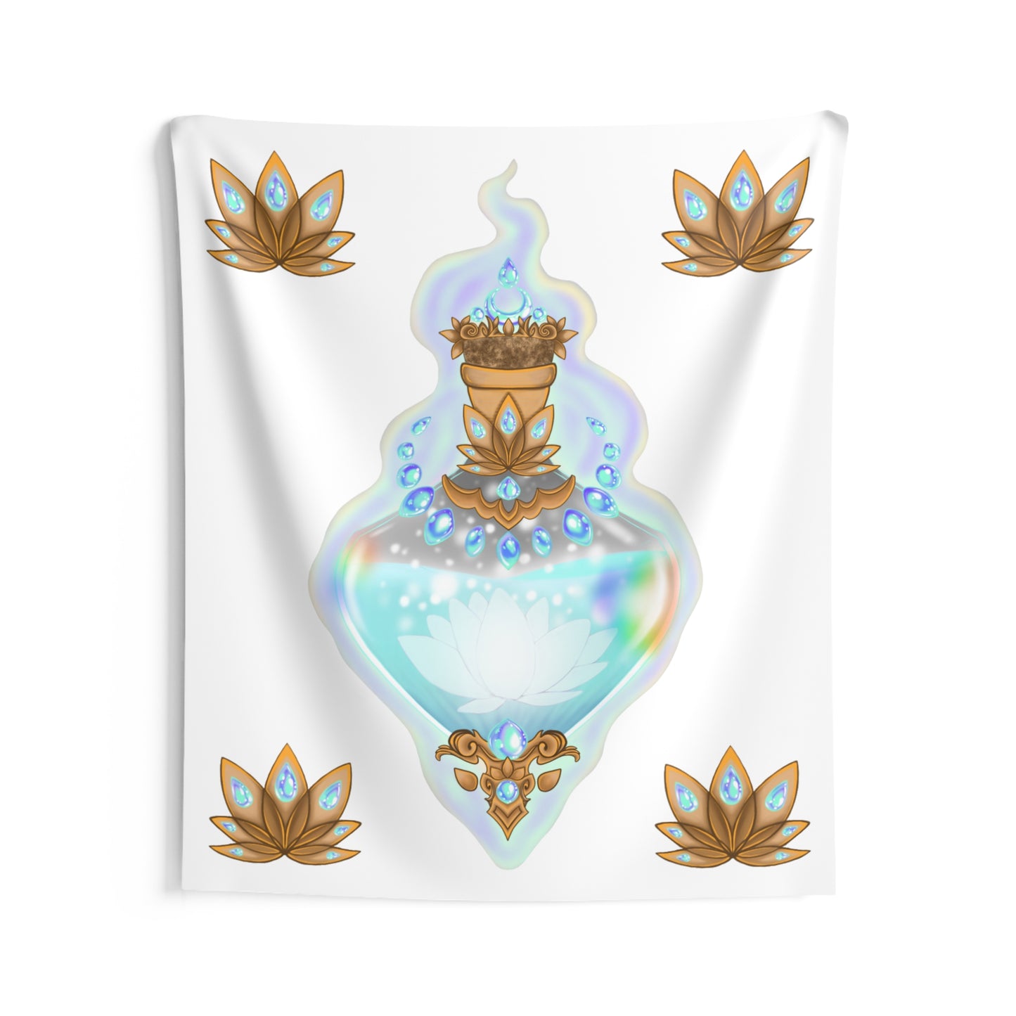 Lotus Elixir Indoor Wall Tapestries