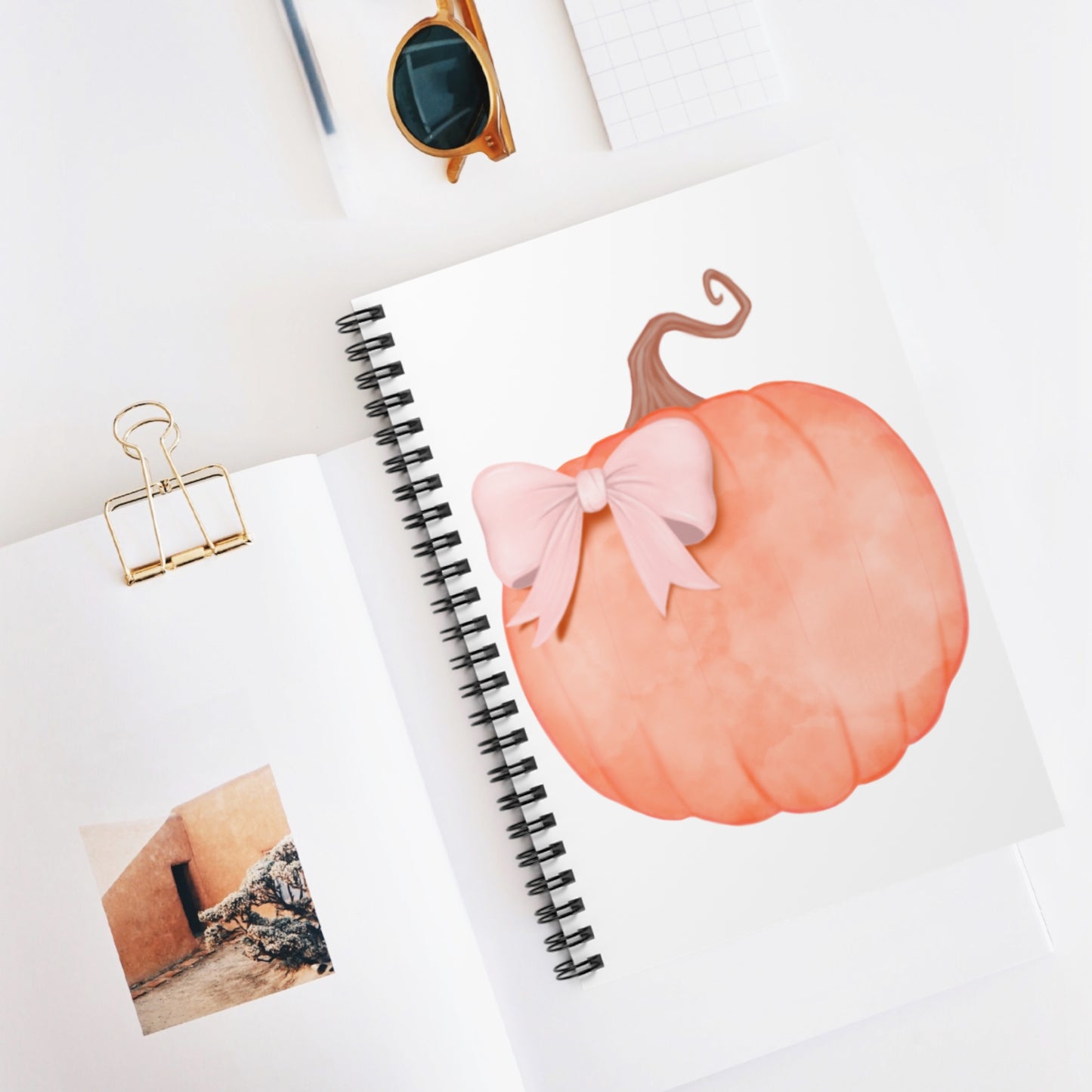 Boo Baby Pumpkin Spiral Notebook - Ruled Line