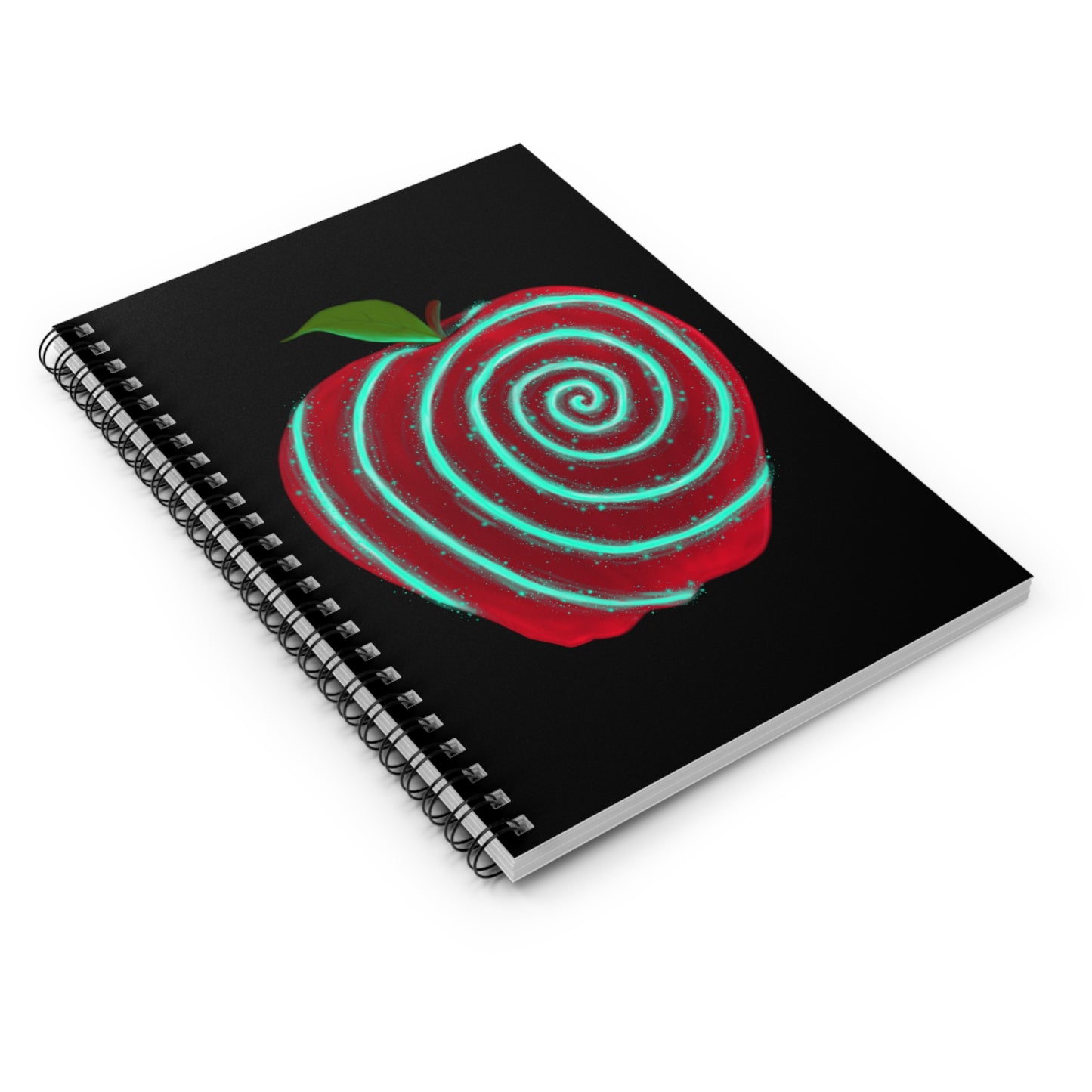 Apple's Twisted Heart Spiral Notebook - Ruled Line