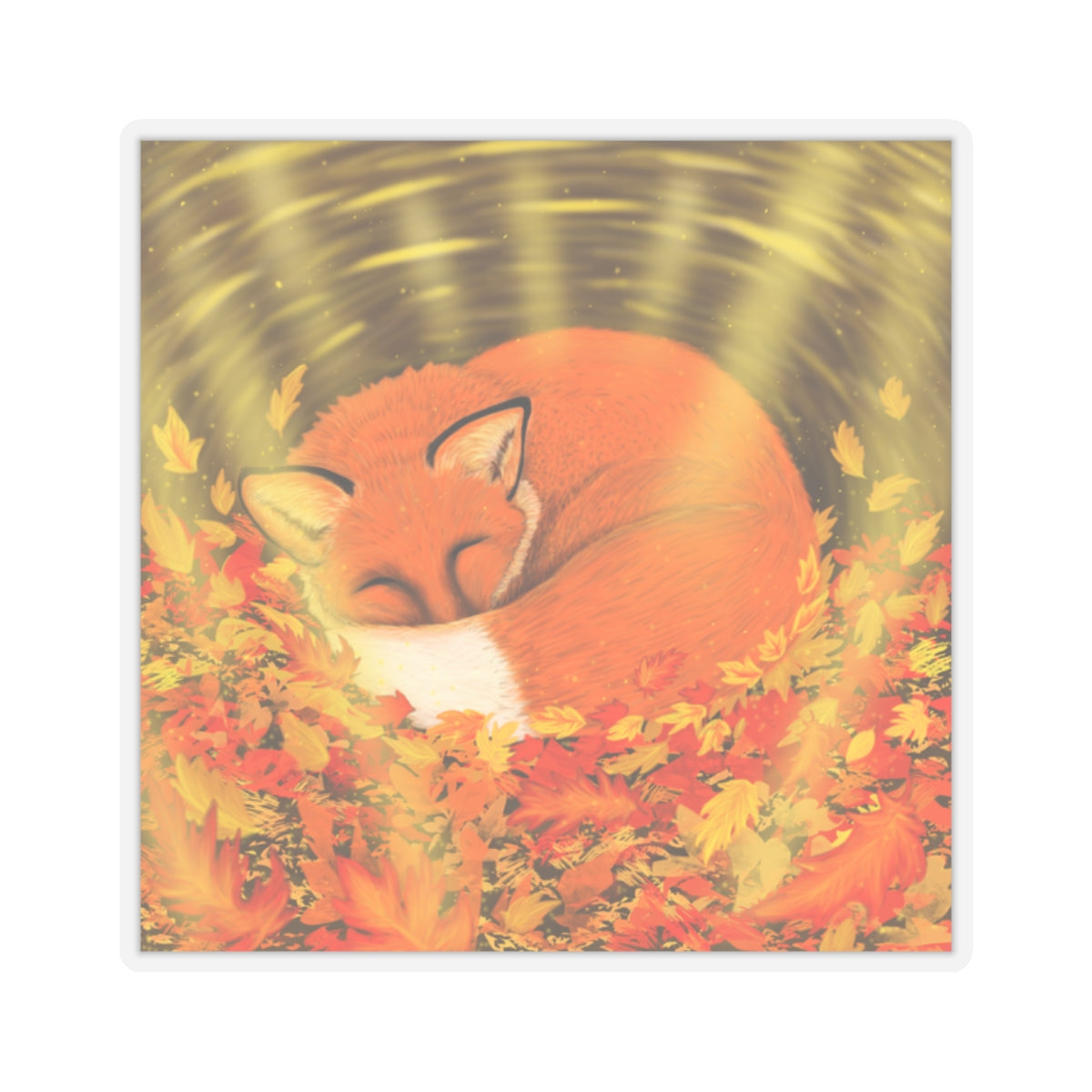 Lil Fox Kiss-Cut Stickers