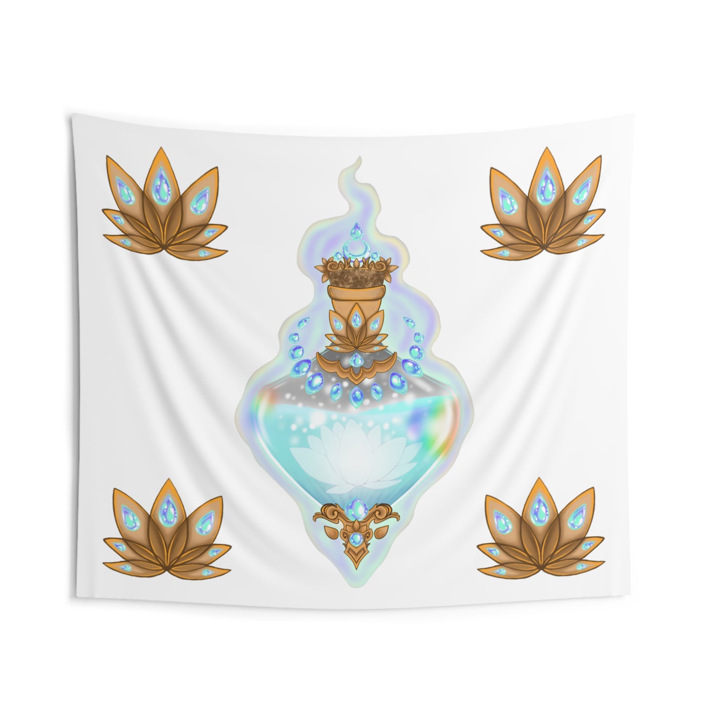 Lotus Elixir Indoor Wall Tapestries