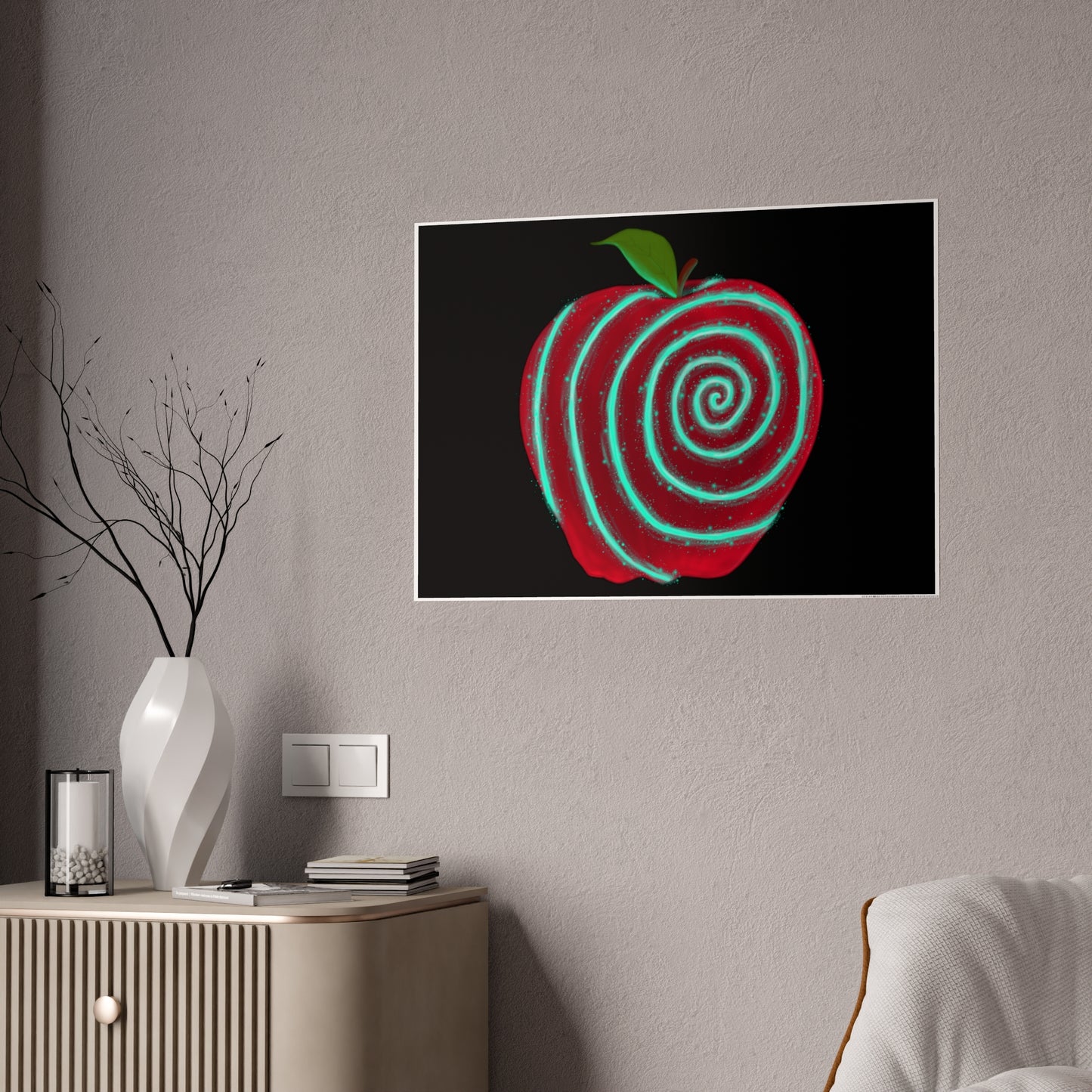 Apple's Twisted Heart Gloss Posters