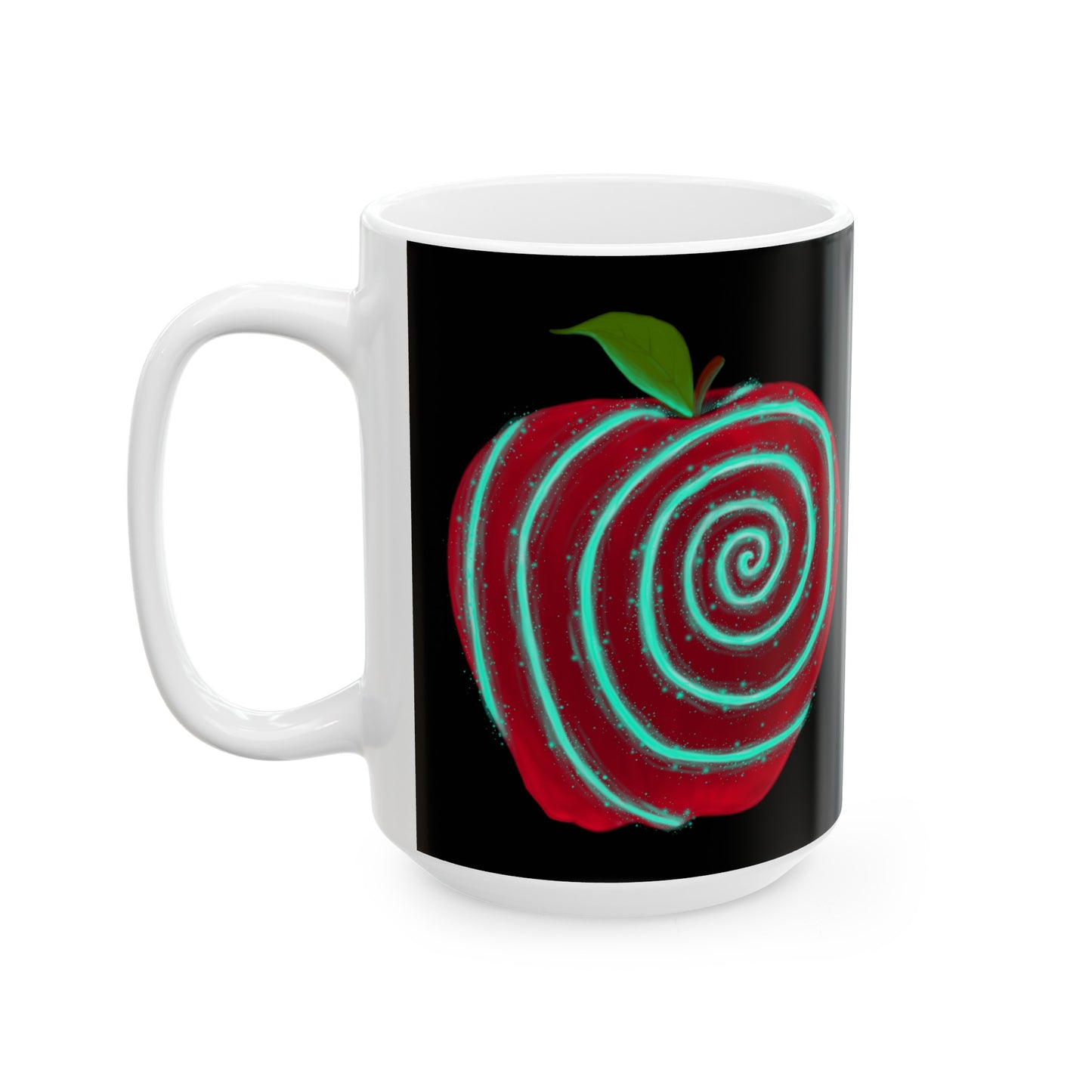 Apple's Twisted Heart Ceramic Mug, (11oz, 15oz)