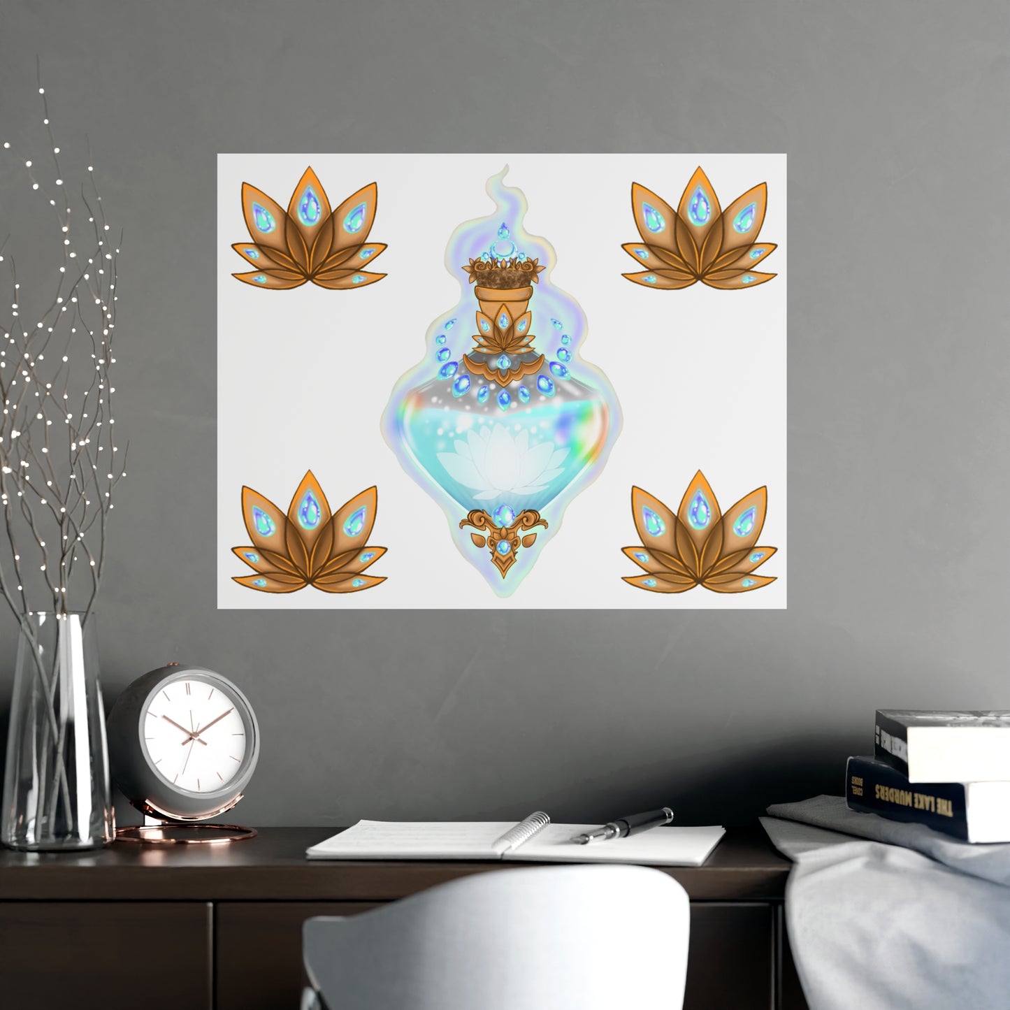 Lotus Elixir Vertical and Horizontal Matte Posters