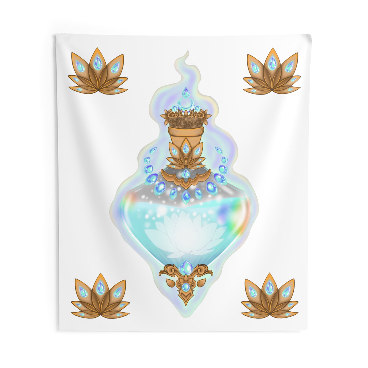 Lotus Elixir Indoor Wall Tapestries