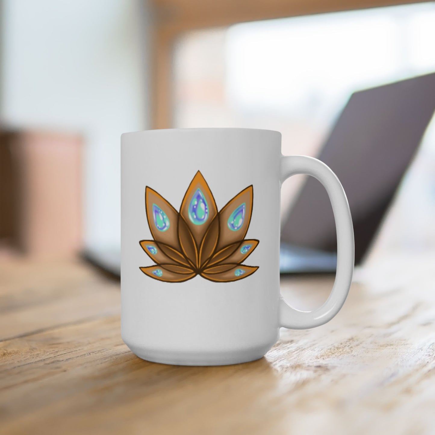 Lotus Elixir Ceramic Mug, (11oz, 15oz)