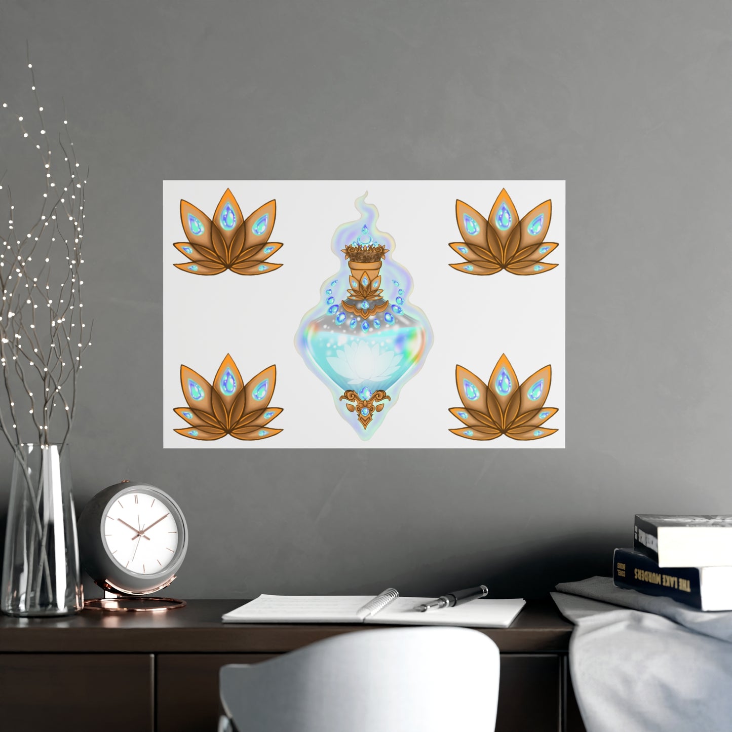 Lotus Elixir Vertical and Horizontal Matte Posters