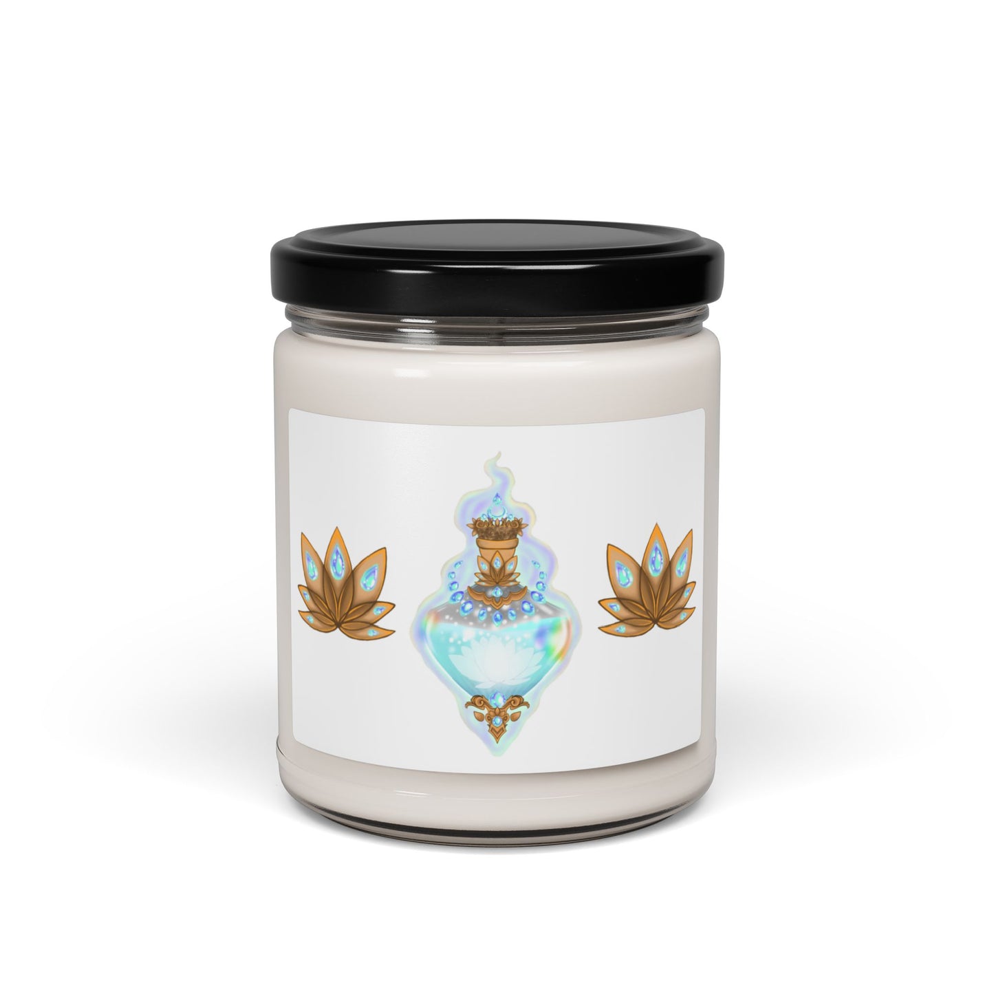 Lotus Elixir Scented Soy Candle, 9oz