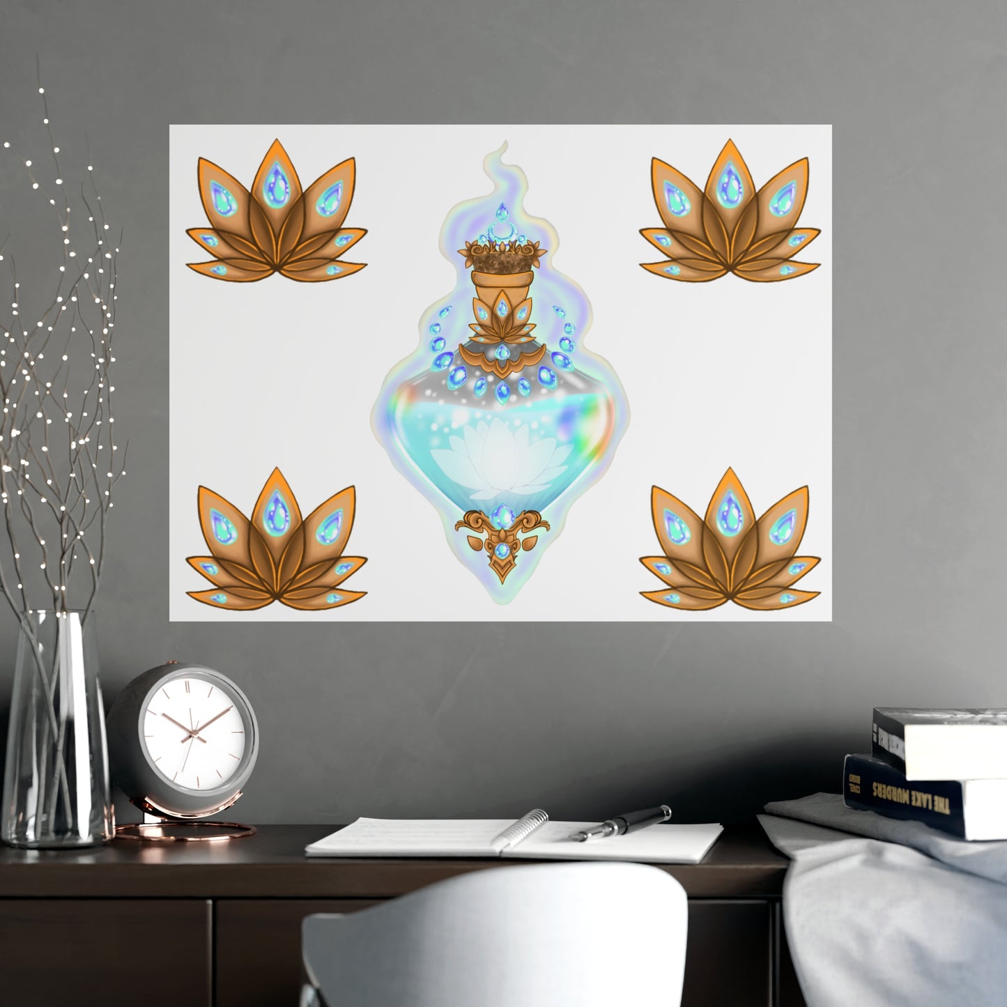 Lotus Elixir Vertical and Horizontal Matte Posters