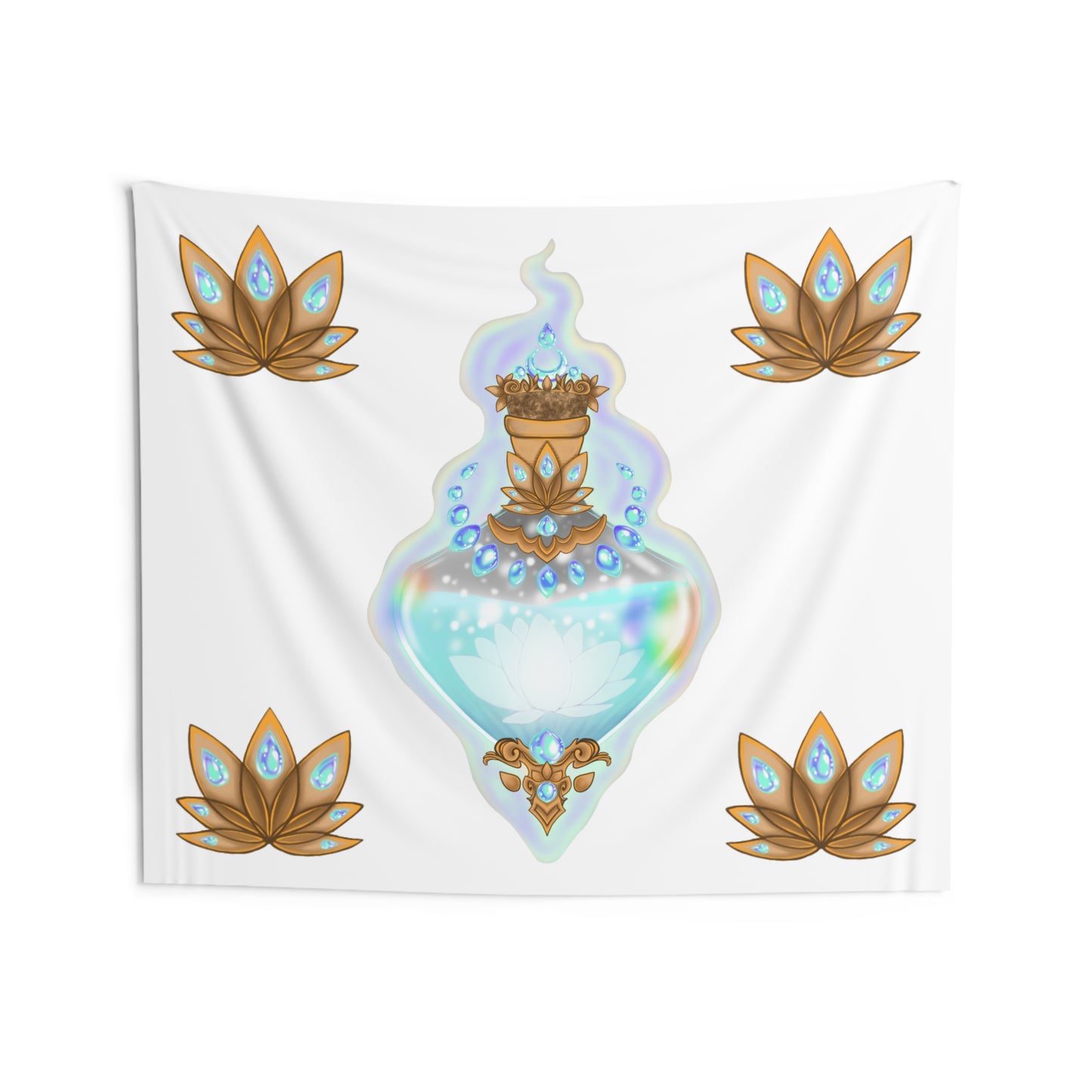 Lotus Elixir Indoor Wall Tapestries