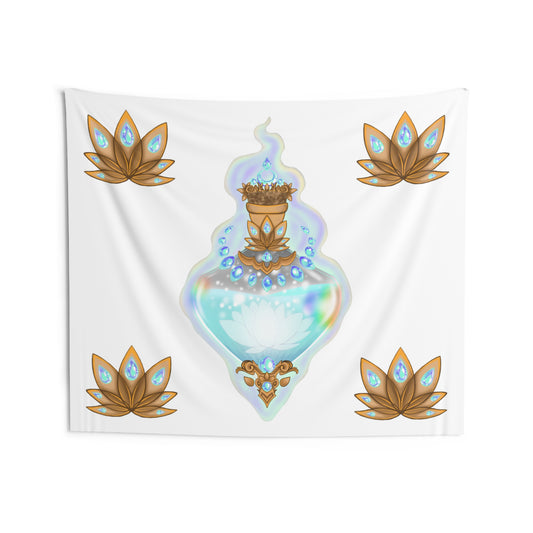 Lotus Elixir Indoor Wall Tapestries