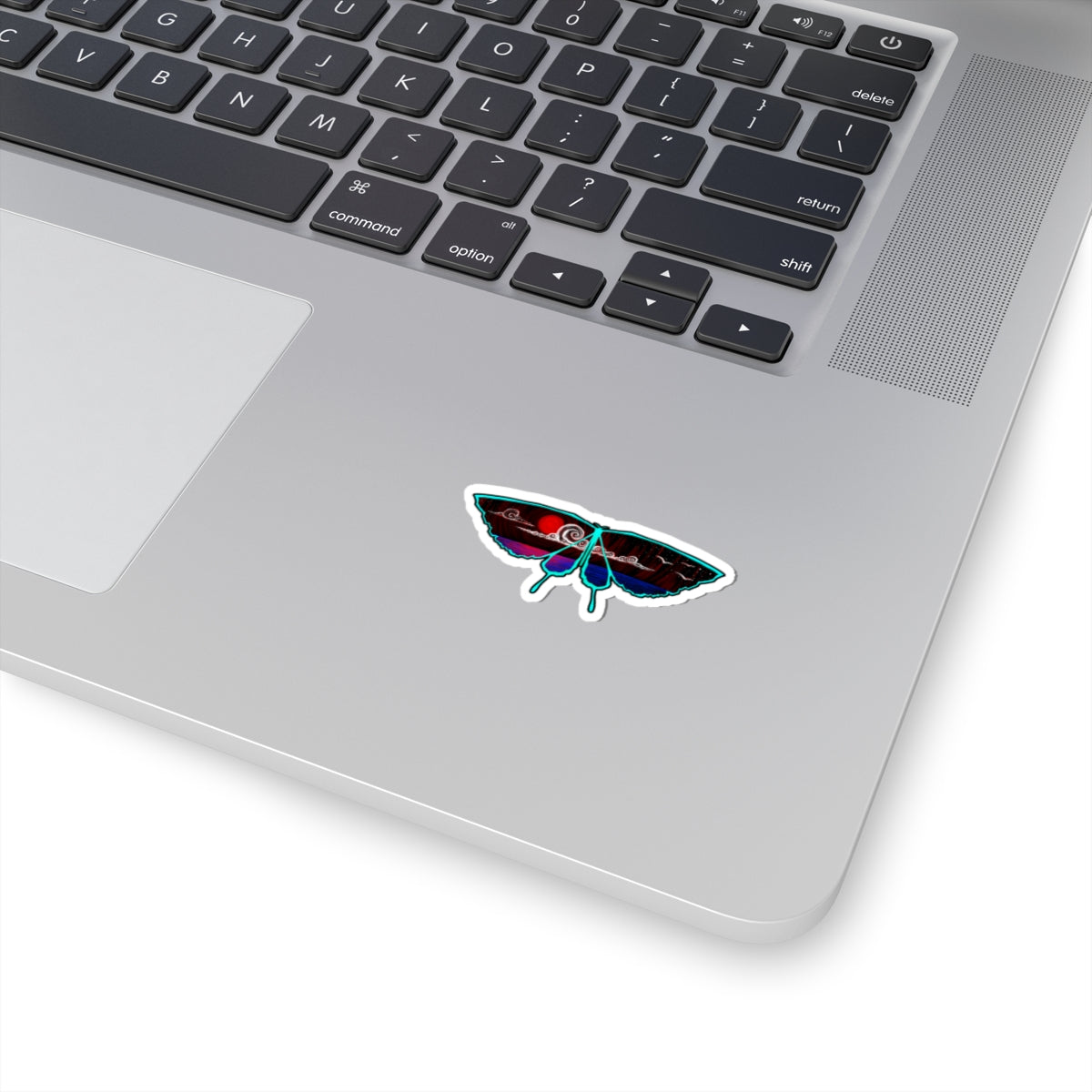 Red Moon Morpho Kiss-Cut Stickers