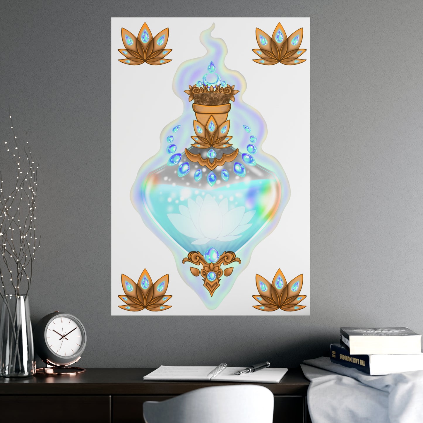 Lotus Elixir Vertical and Horizontal Matte Posters