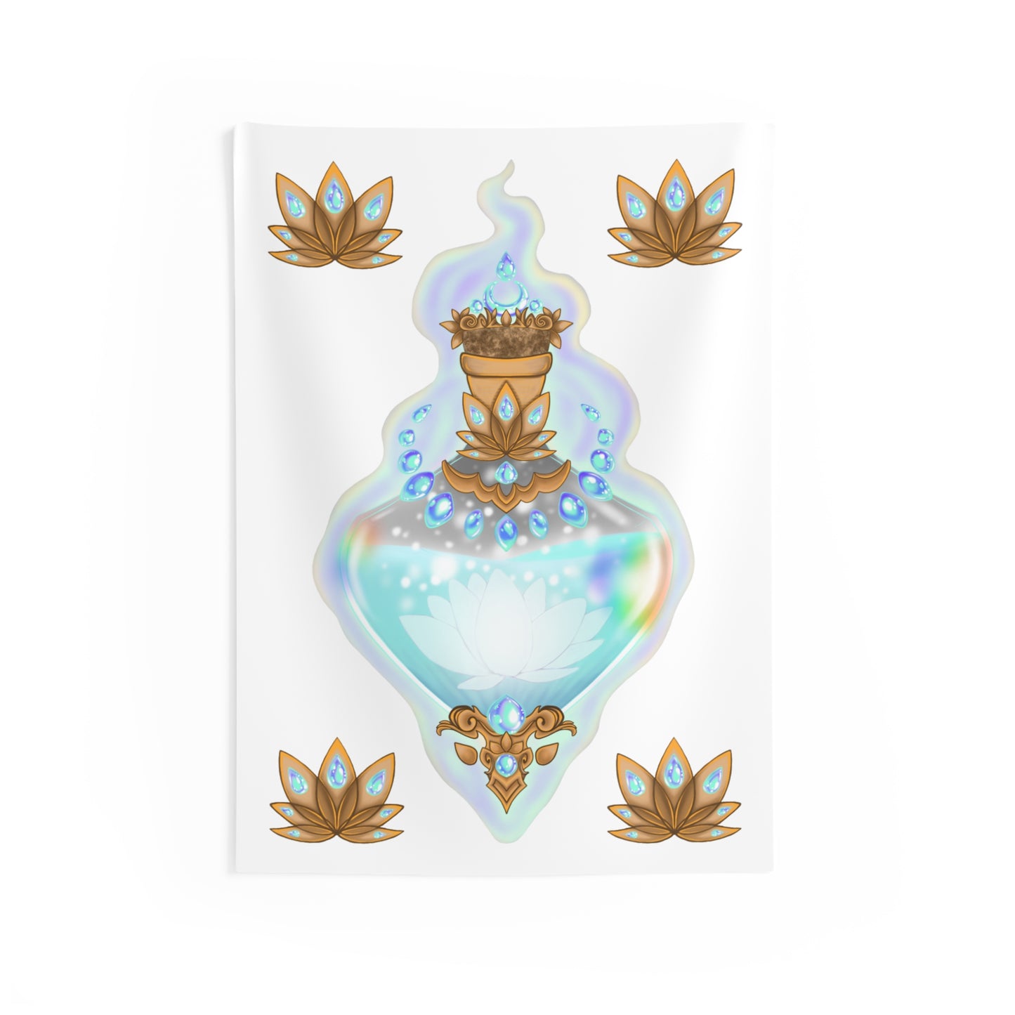 Lotus Elixir Indoor Wall Tapestries