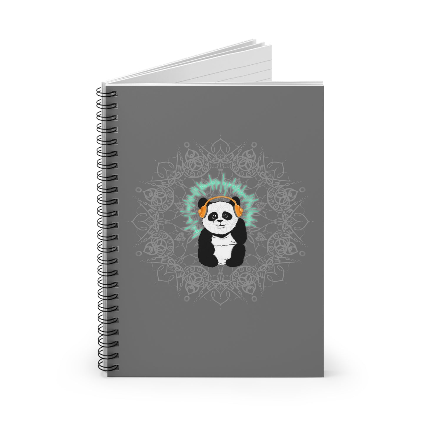 Panda Rhapsody Spiral Notebook - Ruled Line