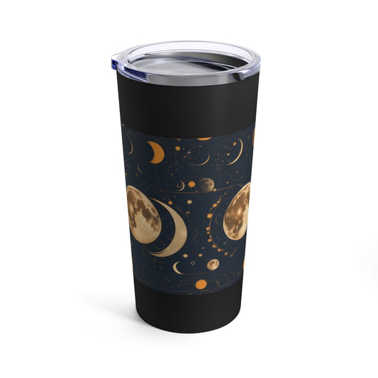 Moon Phases Multiple Moons Across Sky Tumbler 20oz