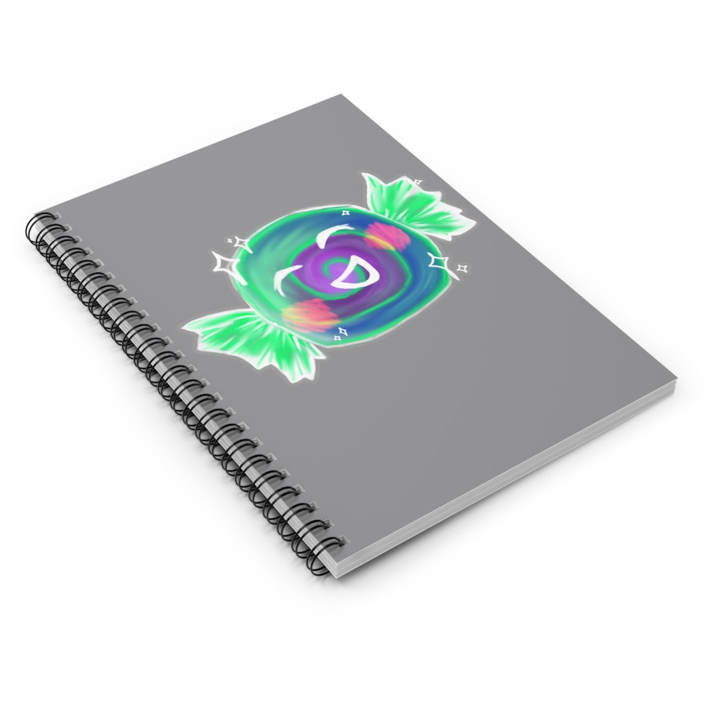 Art to Charmer Treats Tier Sweet Candy Spiral Notebook - Ruled Line