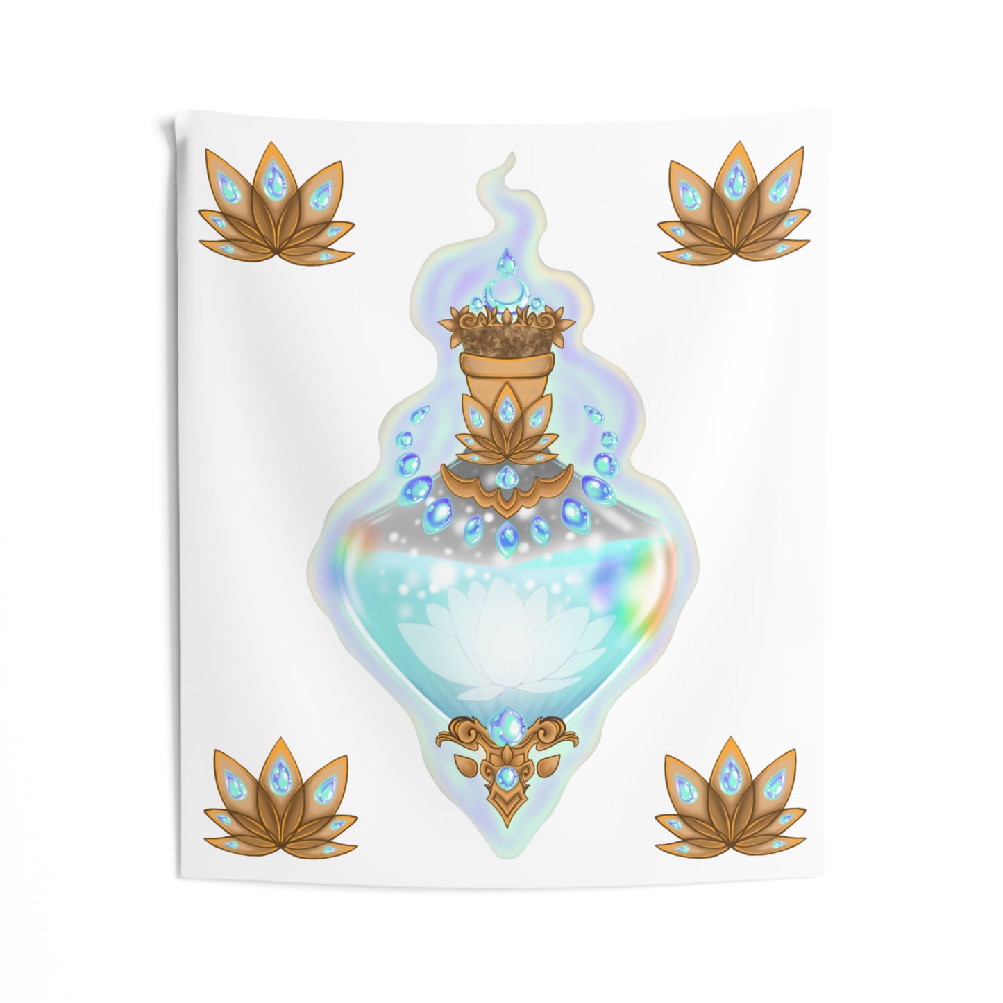 Lotus Elixir Indoor Wall Tapestries