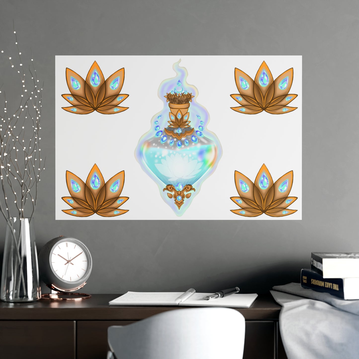 Lotus Elixir Vertical and Horizontal Matte Posters