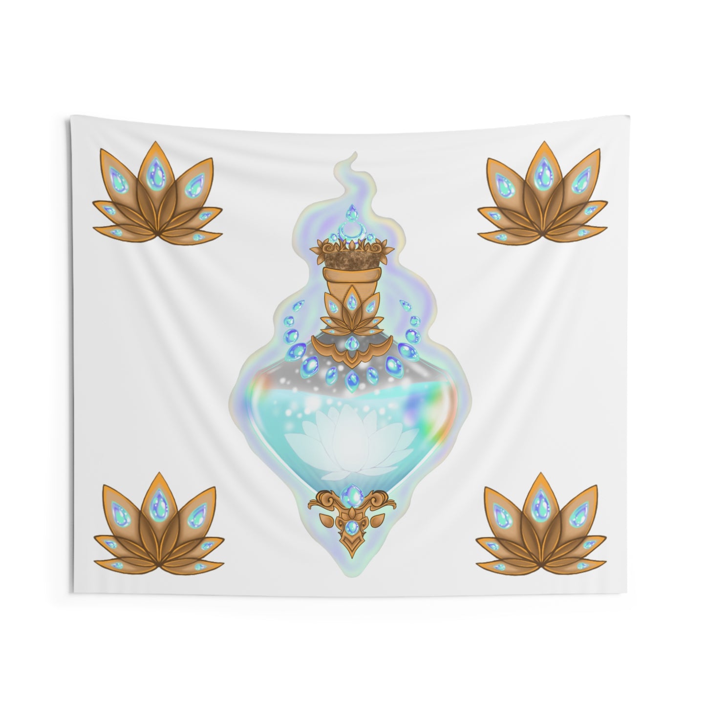 Lotus Elixir Indoor Wall Tapestries