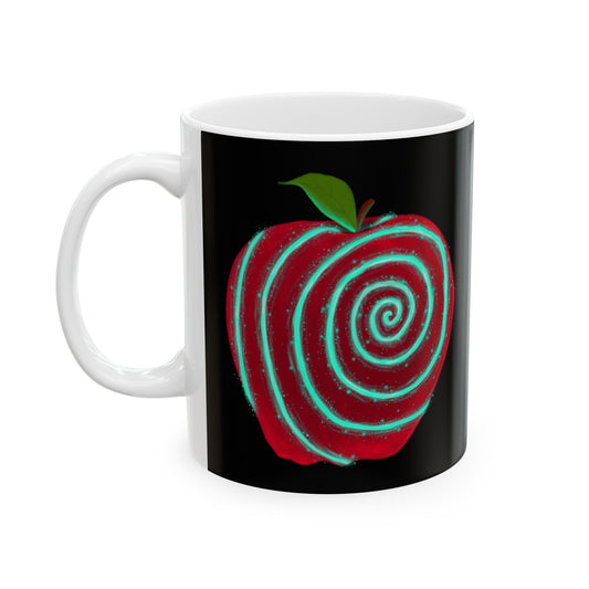 Apple's Twisted Heart Ceramic Mug, (11oz, 15oz)